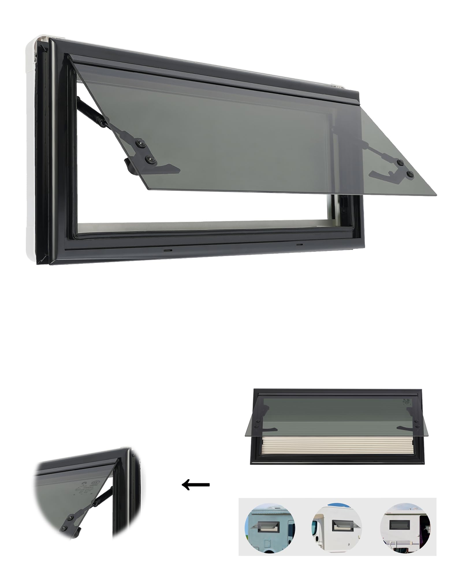 SUBKUDY Fenêtre De Caravane - Fenêtre Latérale - Fenêtre