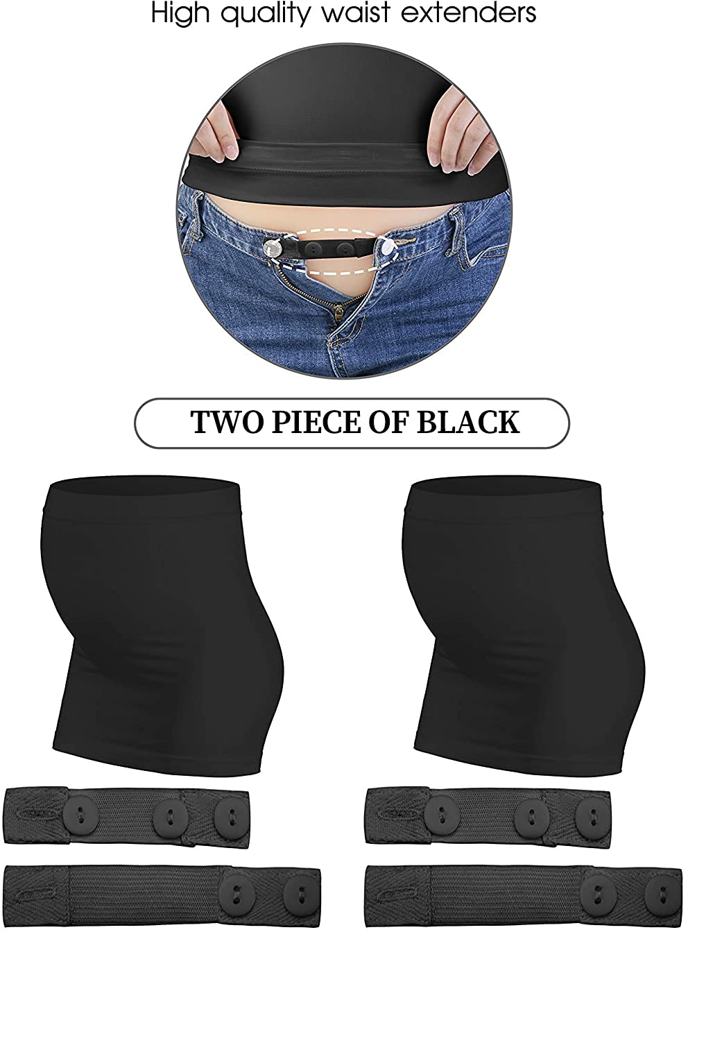 Fascia addominale post-partum nera + nera 3