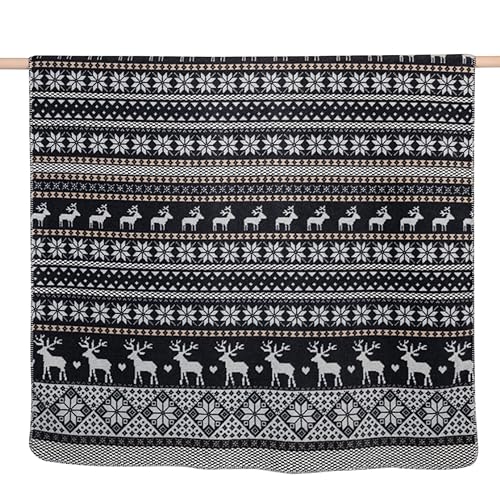 David Fussenegger [W0724] Wohndecke Norweger anthrazit, 200x150 cm