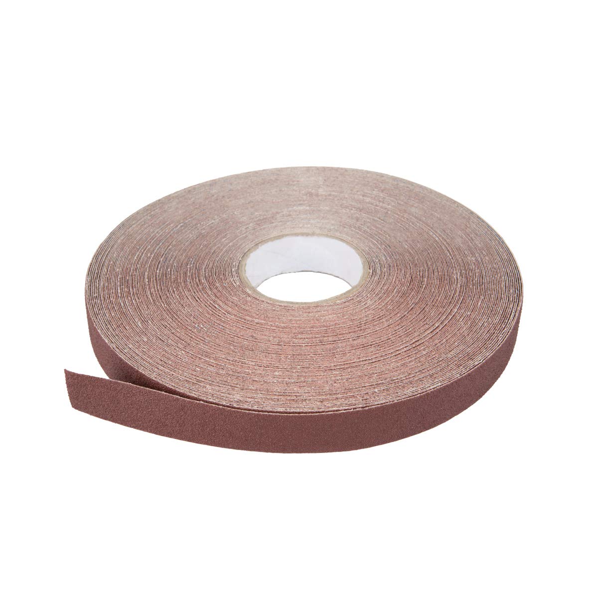POWERTEC 49002 Rollo de taller de 1 pulgada x 50 yardas con grano 120 óxido de aluminio grano y respaldo con peso J