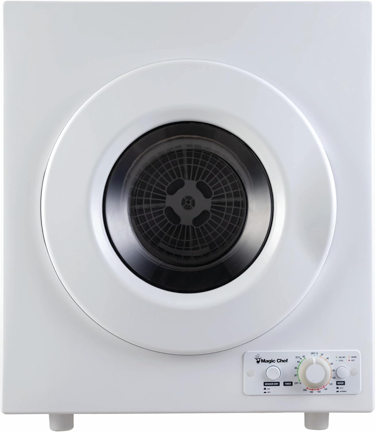 3.5 cu. ft. White Compact Electric Dryer