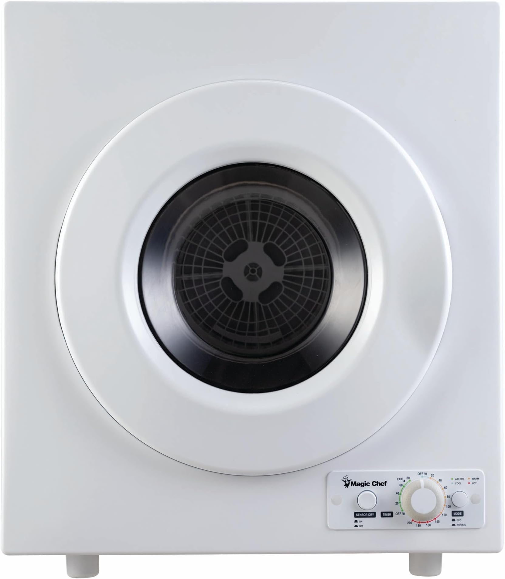 3.5 cu. ft. White Compact Electric Dryer
