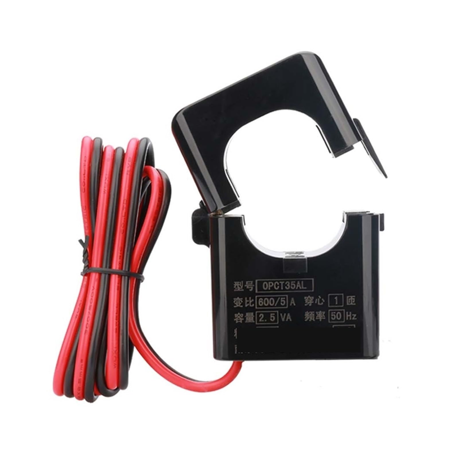 Transformador de corriente de núcleo dividido | OPCT24AGL 100/5 150/5 200/5A 250/5 400A 5A Abrazadera de CA abierta en sensor de transformación de corriente(350A - 5A)