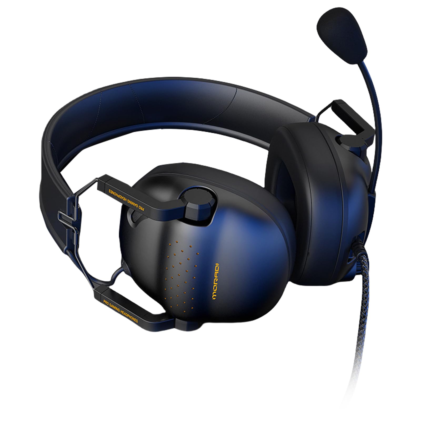 Cuffie da gioco per cuffie con cavo con microfono 7.1 Surround Sound Computer Cuffie USB per laptop Streaming Cuffie over-ear