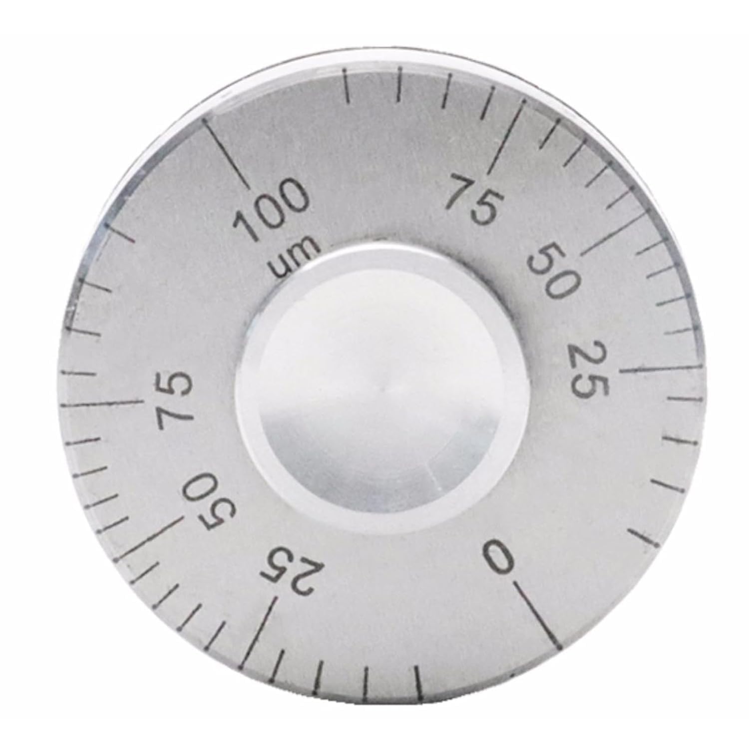 Medidor de espesor de película húmeda tipo rueda giratoria para recubrimientos de pintura y barniz, 0-200 μm, escala clara.