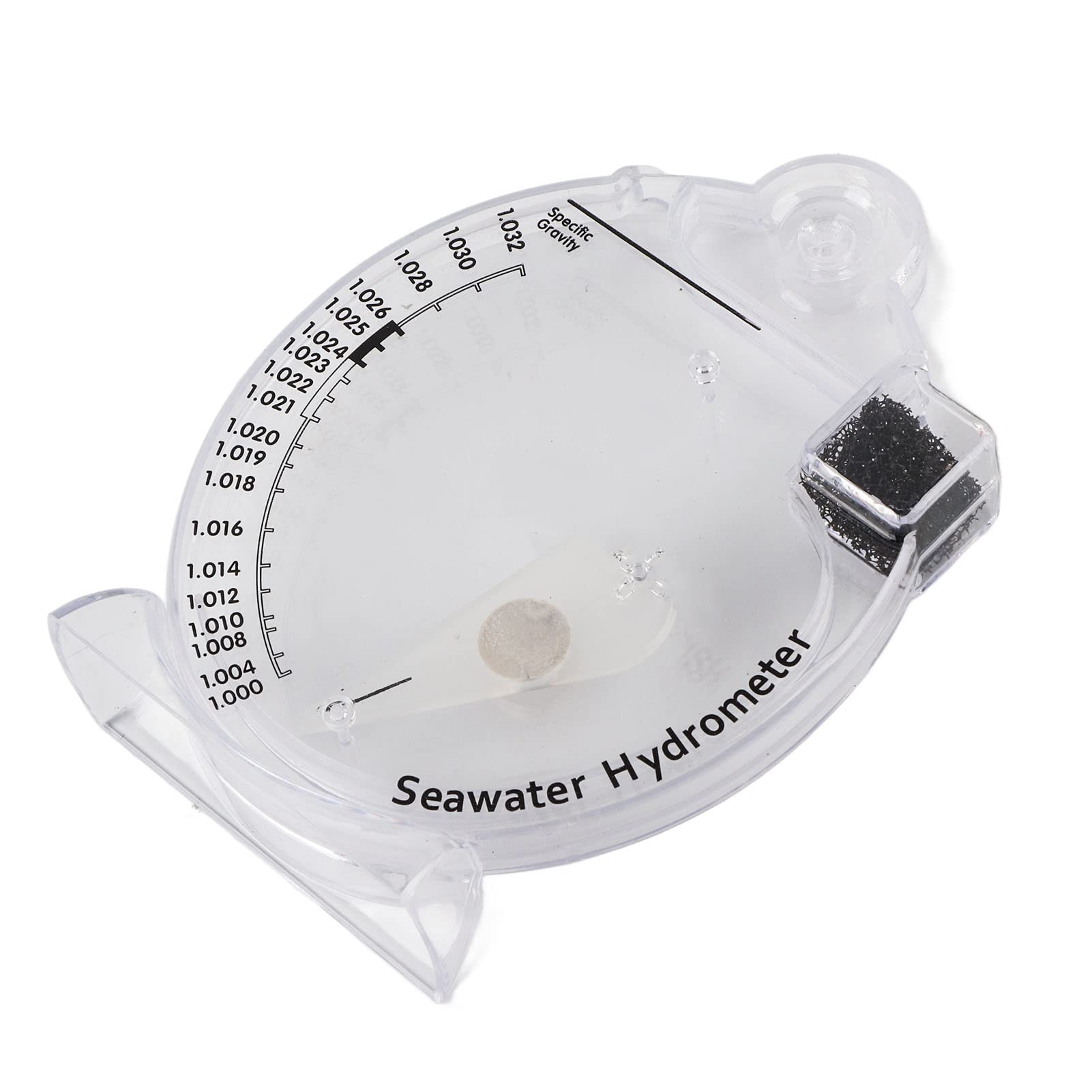 HappyFish H-018 Meerwasser-Salzgehalt-Refraktometer – Aquakultur-Salzwasser-Dichtemessgerät für Genaue Salzgehaltstests (HD-T-H018)