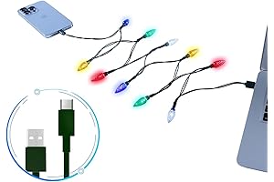 USB Christmas Light CHARGER Android: Type-C 50 IN