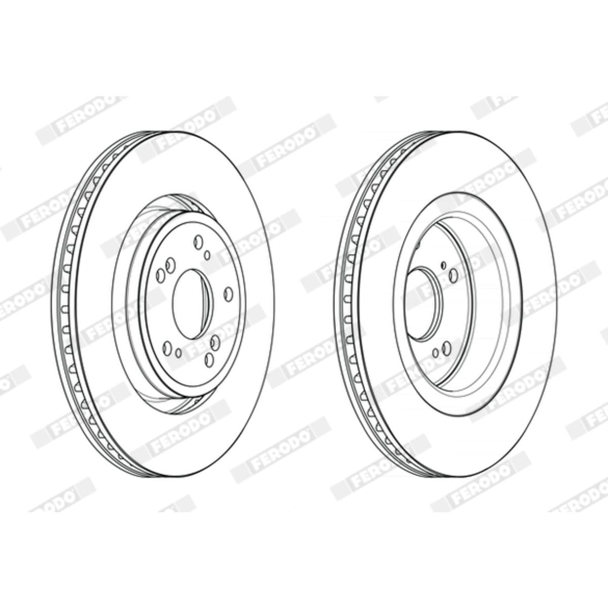 Tarcza hamulcowa FERODO DDF2657C 42251T1GG00