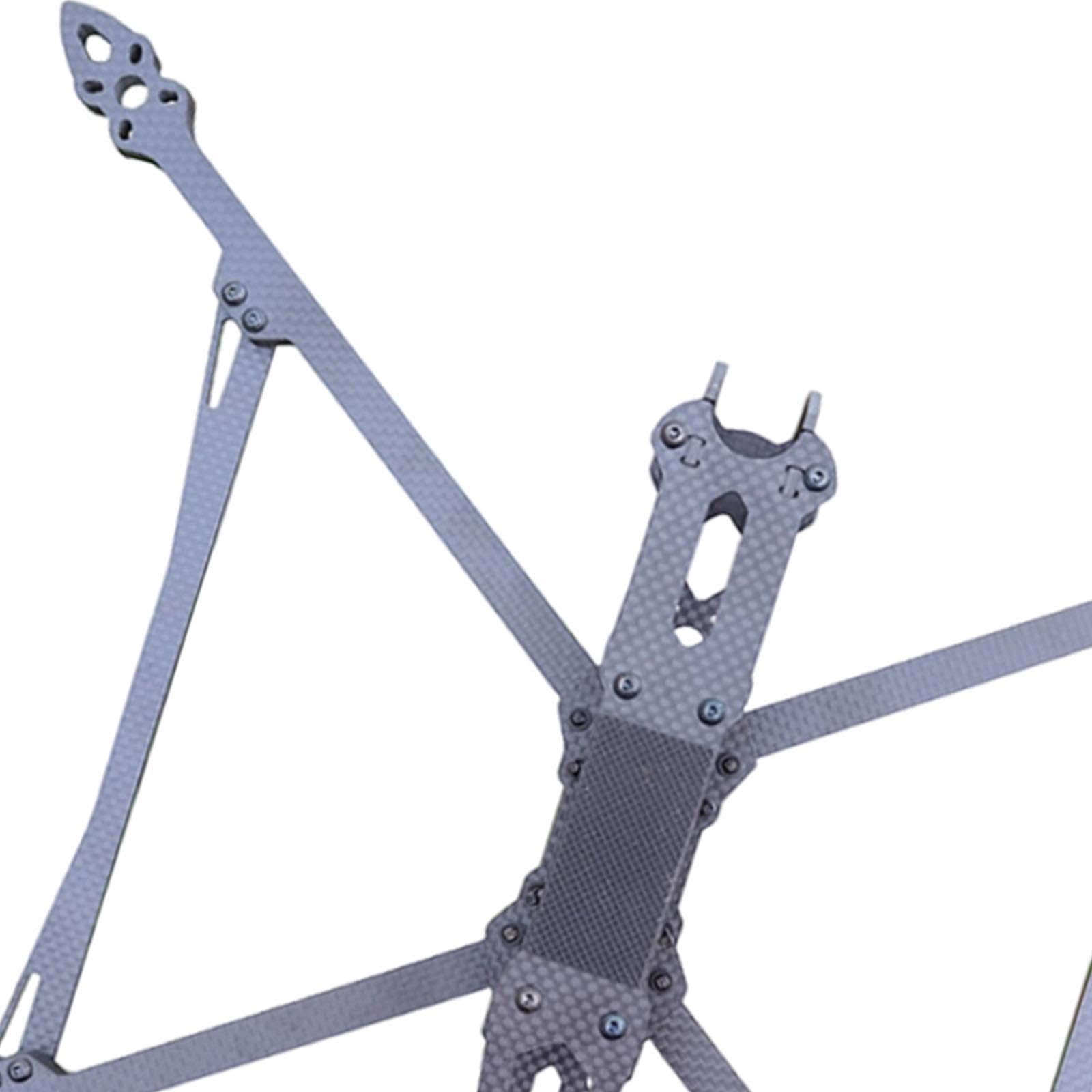 Kit de Estructura para Cuadricóptero, Kit de Estructura para FPV, Conjunto de Accesorios Fabricado en Fibra de Carbono, Brazos de 2,5 Mm, Ligero, 9 Pulgadas