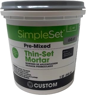 Custom TAGAQT Quart Premixed Tile Adhesive Grout - Acrylic-Based, Water-Resistant for Ceramic Mosaic DIY Projects