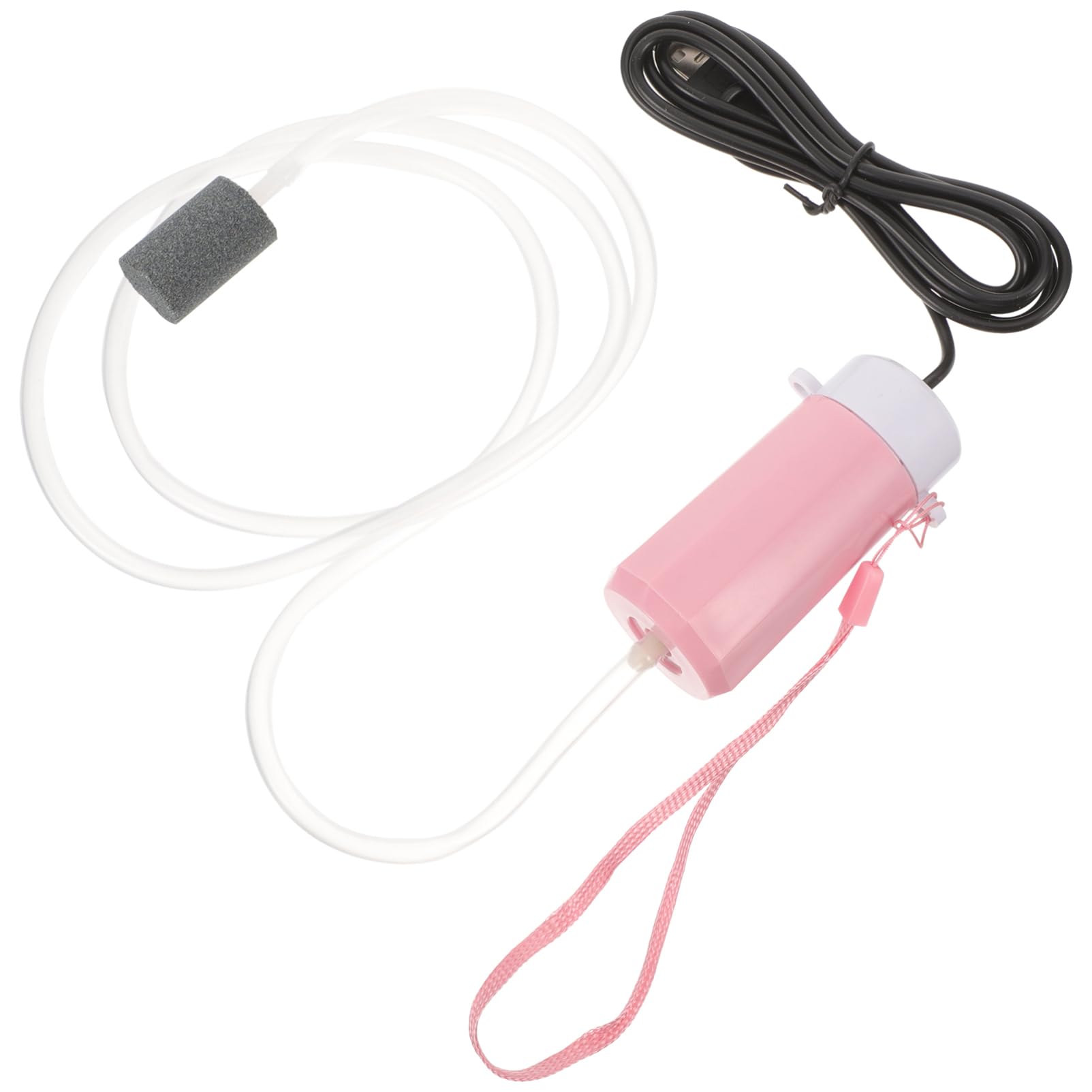 YARNOW Bomba De Oxigeno USB Bomba De Agua De Acuario Tanque De Peces De Tubo De Aire Bomba De Aire para Pecera del Tanque De Peces Inflables Colchón Inflable Abs Rosa