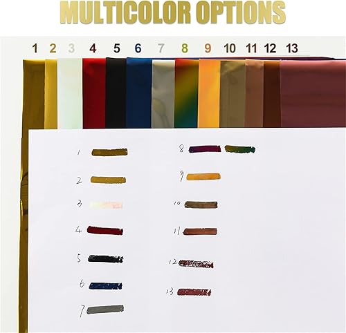 Miniatura 7 de Briartw 100 hojas de papel de aluminio rojo vivo, 7.9 x 11.4 in, tóner reactivo, papel de lámina de estampado en caliente por impresora láser y