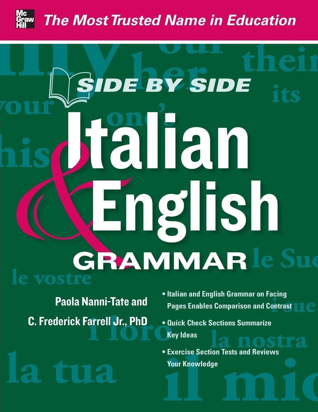 Side by Side Italian and English Grammar (NTC FOREIGN LANGUAGE)