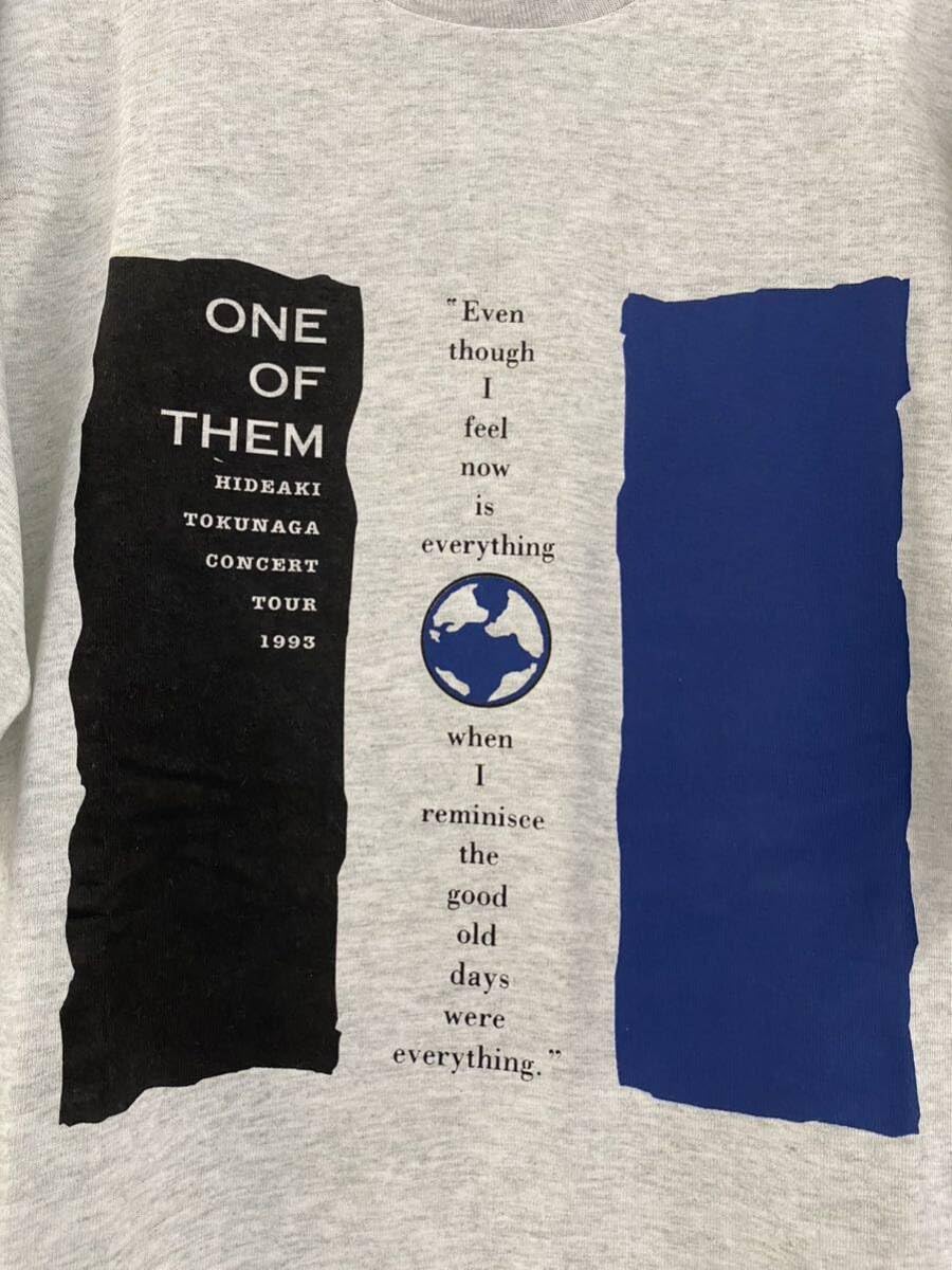 未使用品 徳永英明 CONCERT TOUR 1993 Tシャツ サイズL Amazon.co.jp: 徳永英明 CONCERT TOUR 1993 ONE OF THEM Tシャツ