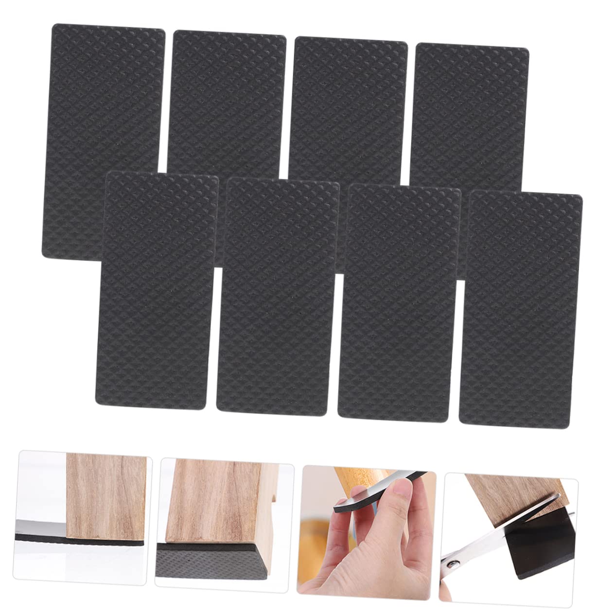 32piezas Almohadillas Antideslizantes para Muebles De De Suelo para Sillas y Mesas Autoadhesivos Resistentes y Duraderos para Suelos Azulejos