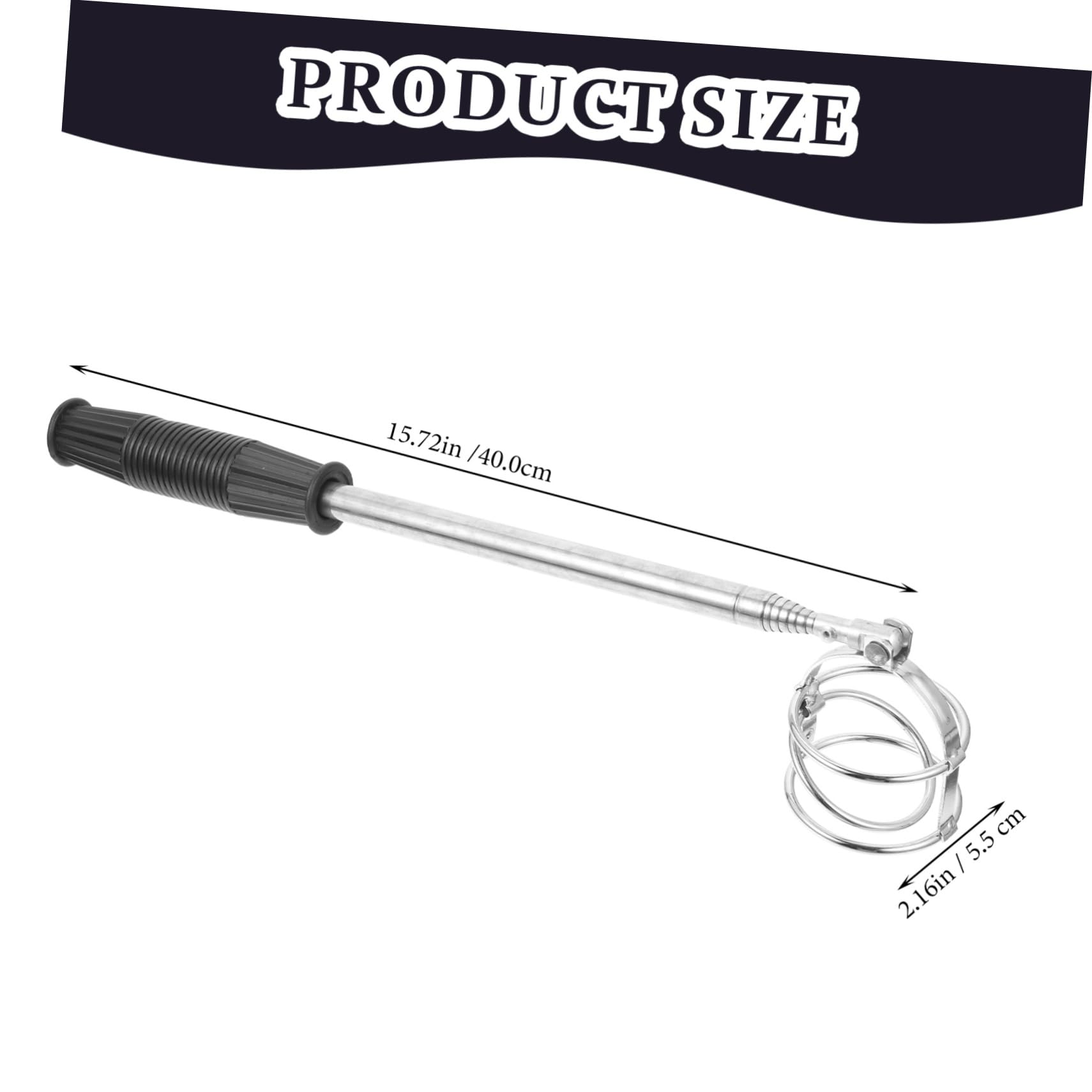 ibasenice Golf Ball Retriever Tool Portable Accessory Locking System Telescopic Picker for Golf Balls