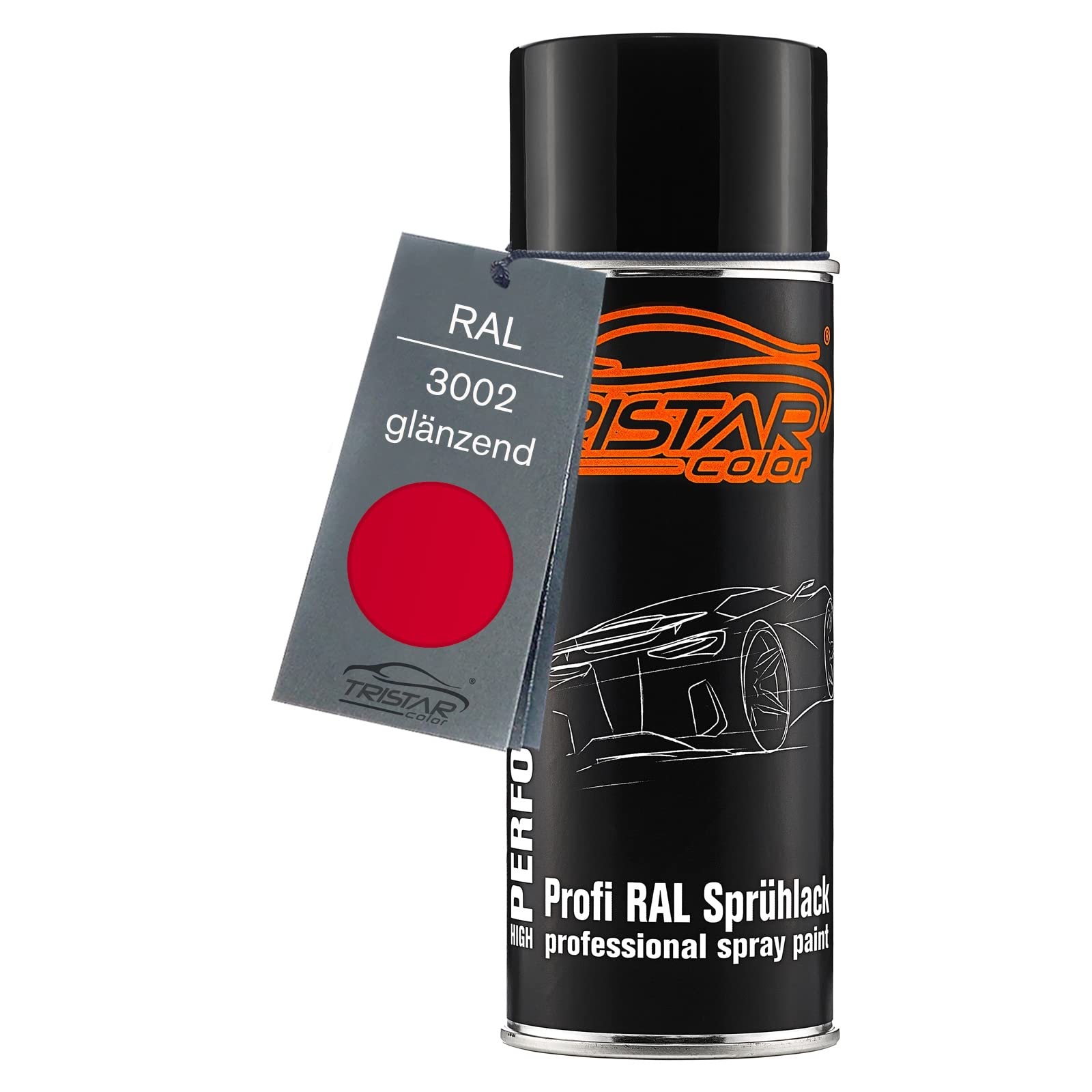 TRISTARcolor RAL 3002 Karminrot Spraydose – 2 X 400 Ml, Glänzend, Schnelltrocknend – Made In Germany
