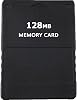 PS2 Dedicated Memory Card 128M High Speed Gaming Accessory for Sony Playstation 2