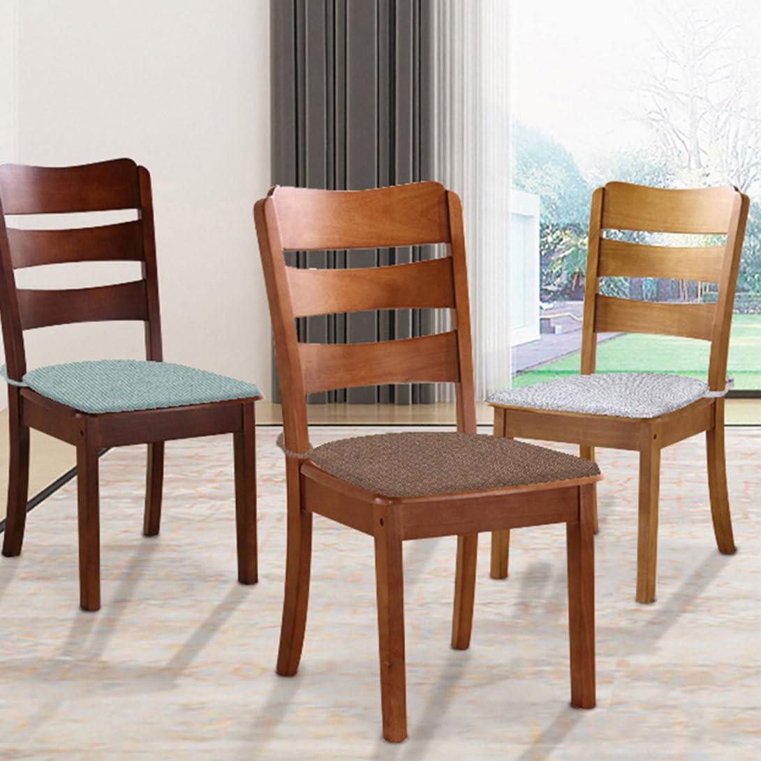 Cuscino in schiuma ad alta densità a forma di U, 48 x 48 x 3 cm, con rivestimento in lino resistente, cerniera antiscivolo e cinghie regolabili, perfetto per sedie in ufficio e ristorante.