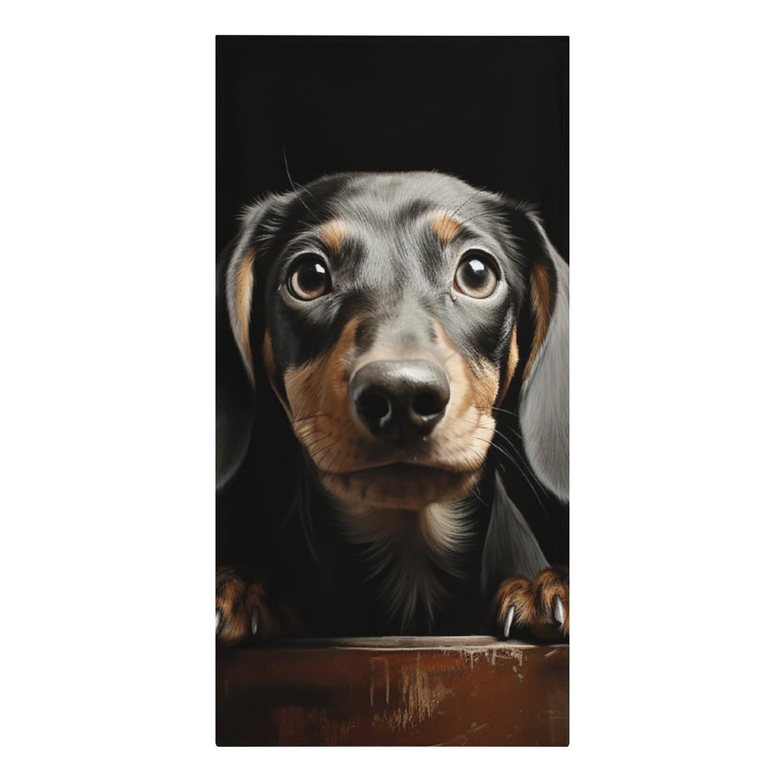 QMNLKH Pad Dachshund Beach Towel for Women, Large Microfiber Pool Towel for Men, Absorbent Swim Towels for Home, Lightweight Bath Towels for Camping, Yoga, 30.3"x61.4"