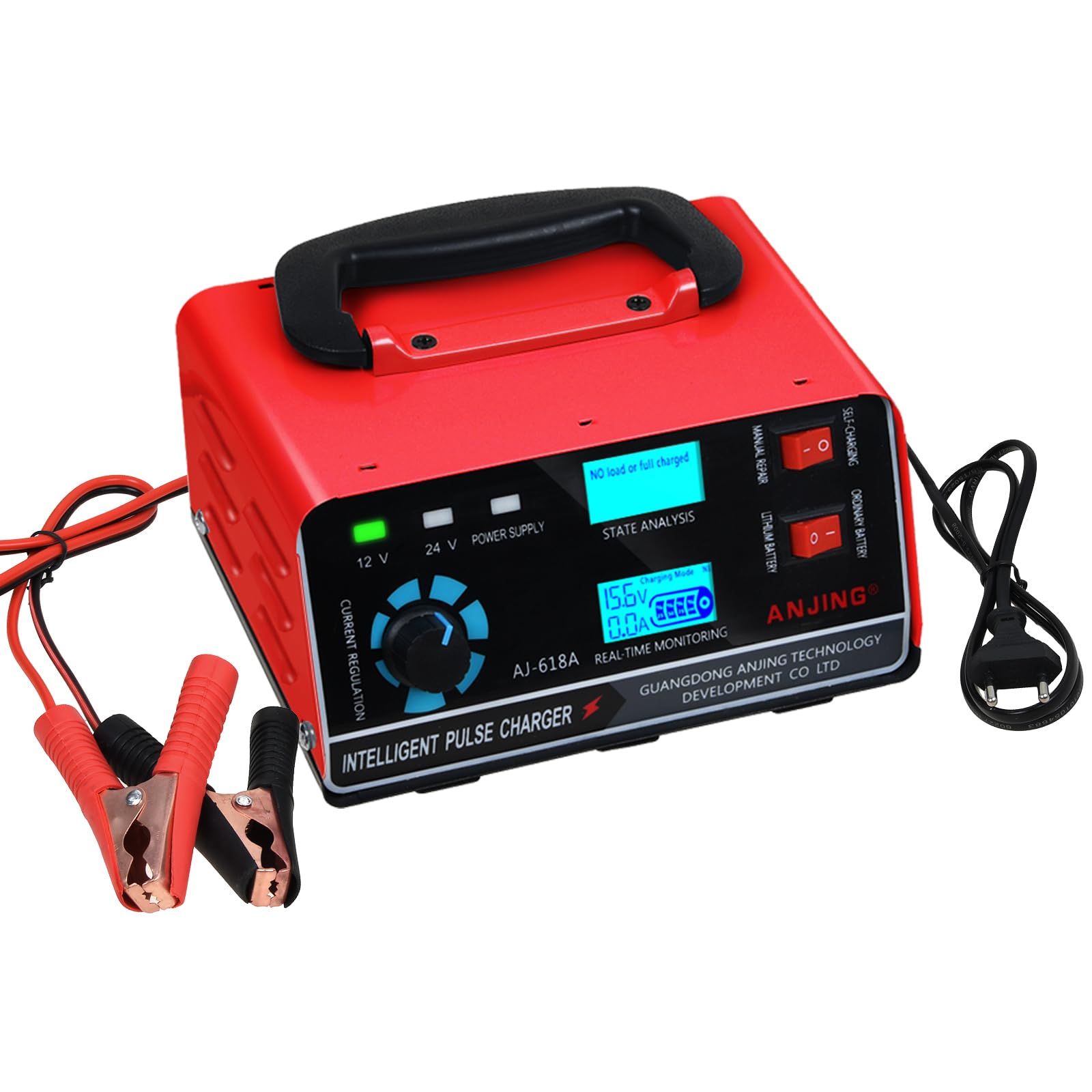 400AH Intelligente Auto KFZ LKW Batterie Ladegerät Impuls Reparatur 12V