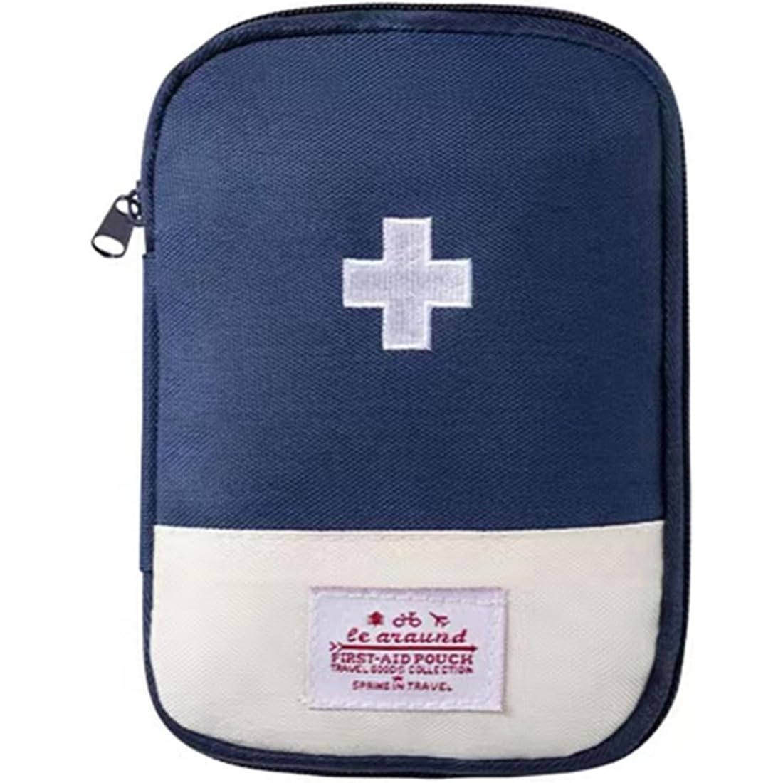JEYORZY 1 pcs Mini Borsa Di Pronto Soccorso, kit pronto soccorso, Kit Di Pronto Soccorso Portatile, Borsa Di Stoccaggio Della Medicina, porta medicine da viaggio, kit pronto soccorso da viaggio, Blu