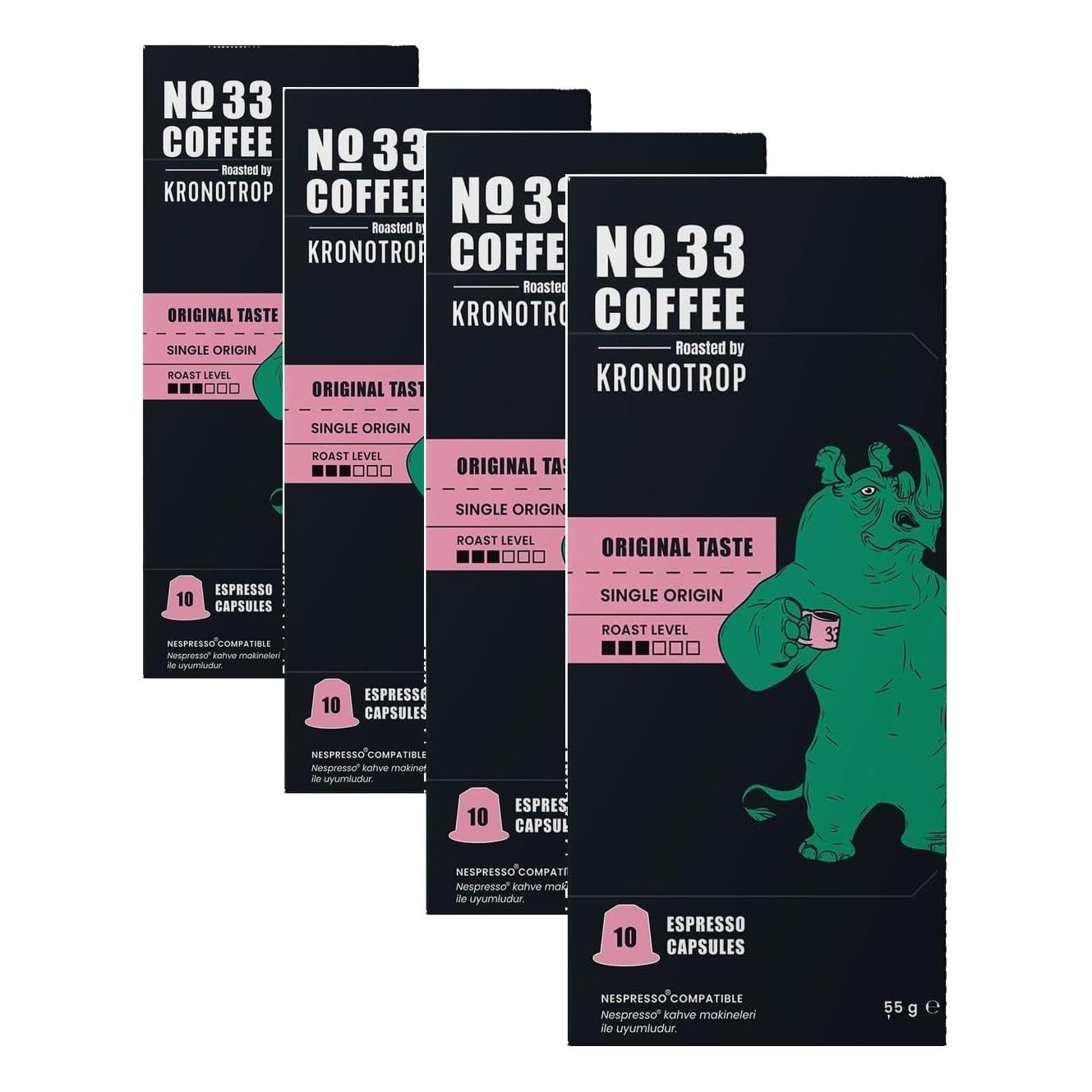 No33 Espresso Original Taste Kapsul 10 Adet (4 paketi)