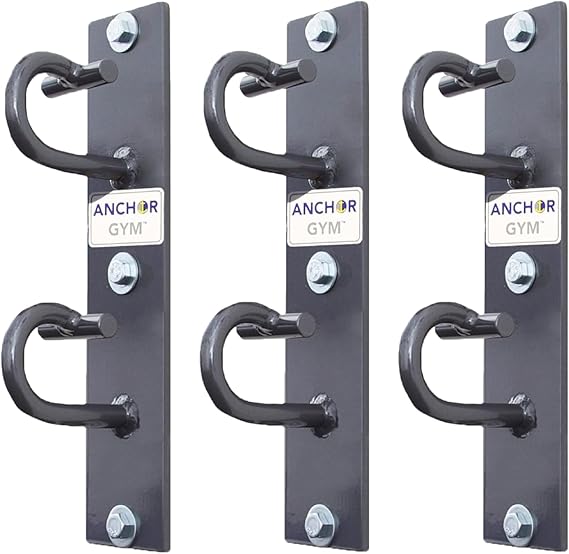 Anchor Gym CORE Dual Anchor Fitness System with 6 Quality Hooks Quick