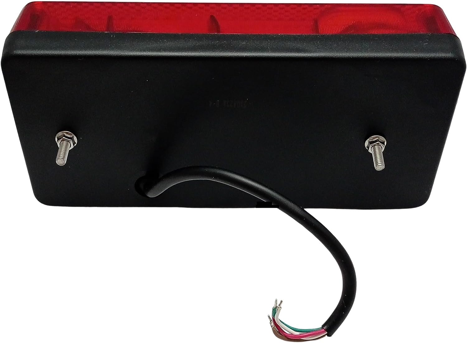 2 x Luz Trasera de Señalización de Freno para Remolque, Coche, Camión, Caravana, Camping, Rojo, Amarillo, Blanco, 12V, E4