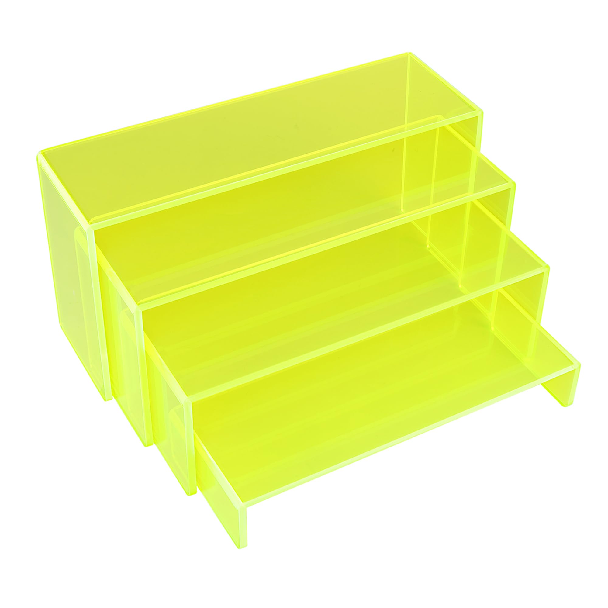 Amazon.com: ELEGANTLIFE Acrylic Display Riser,4.3mm Heavy Duty Crystal ...