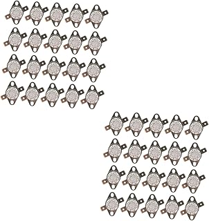 OSALADI 2 Pçs Interruptor Fusível Interruptor De Controle Térmico Disco Instantâneo Interruptor De Temperatura Interruptor De Temperatura Para PC Cerâmica Interruptor Térmico Interruptor