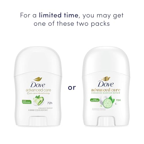 Dove Advanced Care Antiperspirant Deodorant Stick 36 Ct Cool Essentials for helping your skinbarrier repair after shaving 72h odor control and all-day sweatprotection with ProCeramide Technology 0.5oz - image 3