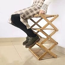 جزامة 4 دور خشب بامبو مستورد عرض 55 سم عمق 25 سم ارتفاع 70 سم