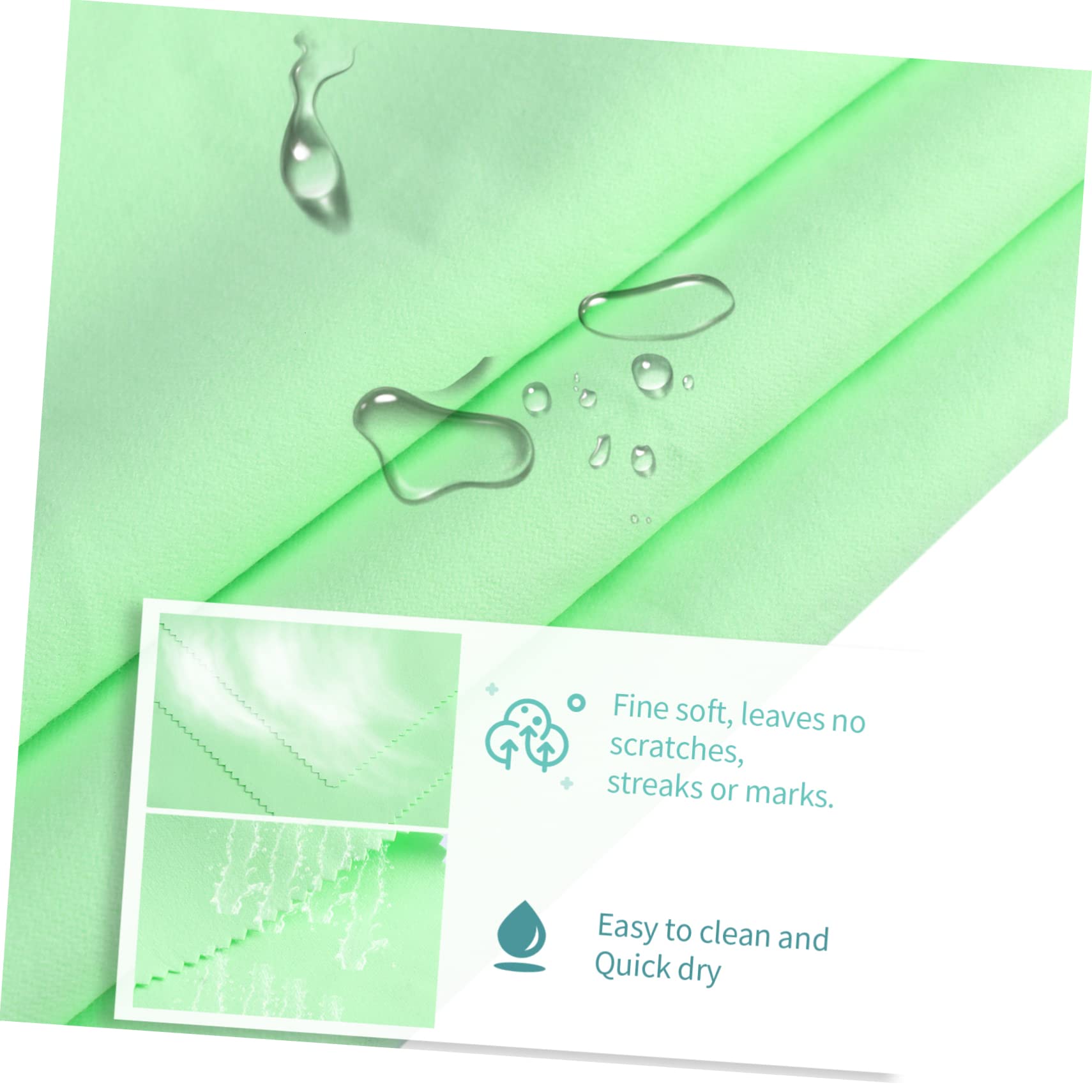 SHERCHPRY 6 Piezas De Paño De Limpieza De Plata Paño De Limpieza De Lentes De Gafas Paño De Limpieza De Joyas para Gafas Lentes Bisutería Paño De Eliminación De Suciedad Paño Brillante