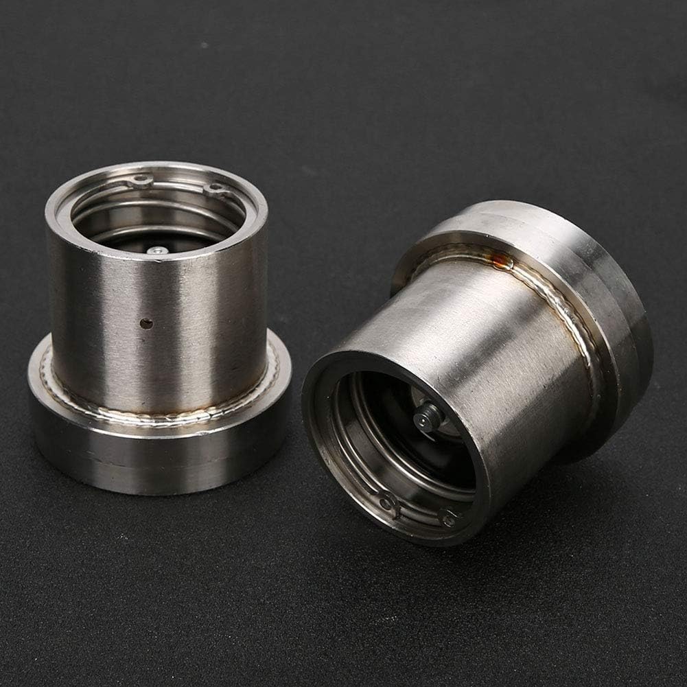 4pcs 2.441in Stainless Steel Trailer Bearing with Protective Buddy Bra Accessory, Automatic Check Function