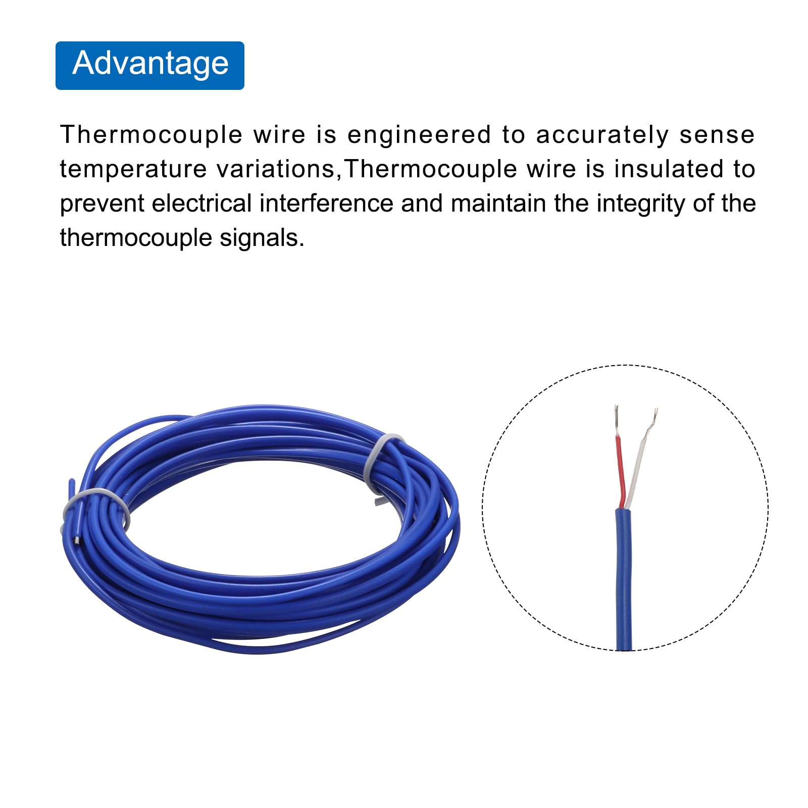 Sensore Temperatura Termocoppia Tipo J Con Vite M6 - Sonda 0-750&deg;C Per Industria E Laboratorio