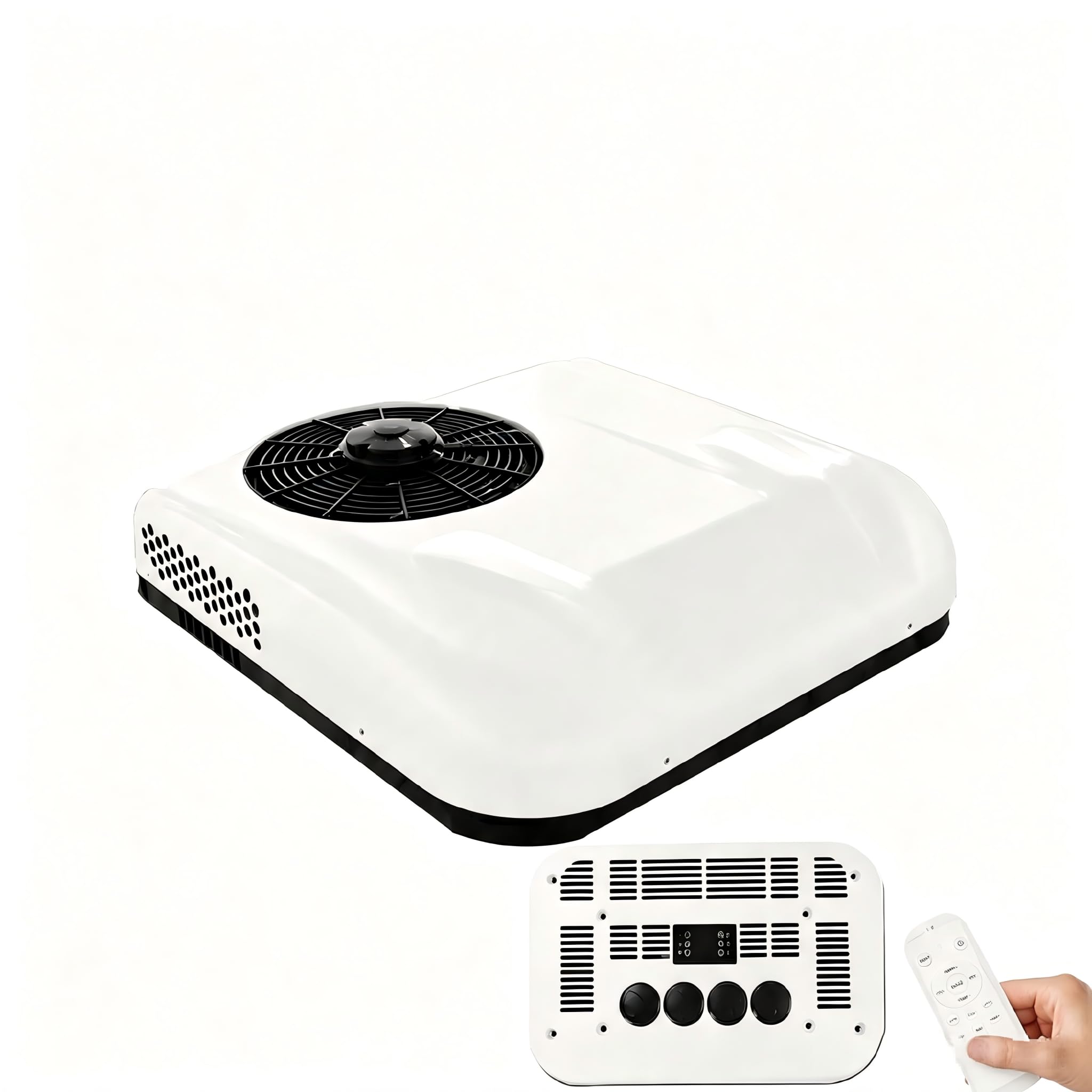 Dachowa Klimatyzacja 12V/24V do Kampera z Grzaniem i Chłodzeniem White24V