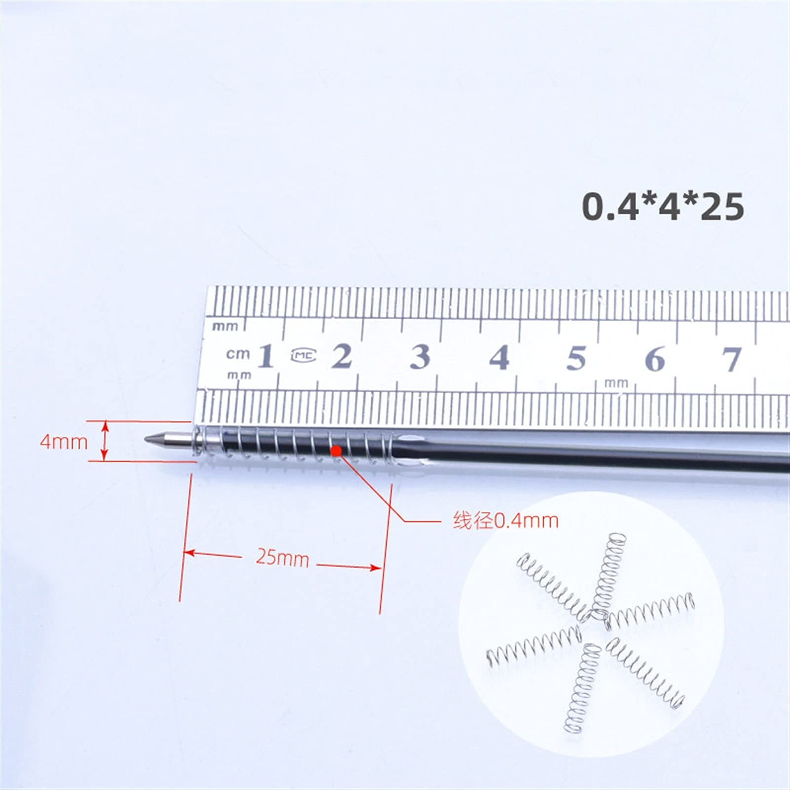Small Stainless Steel Ballpoint Pen Springs-in Springs From Home - Foto 3