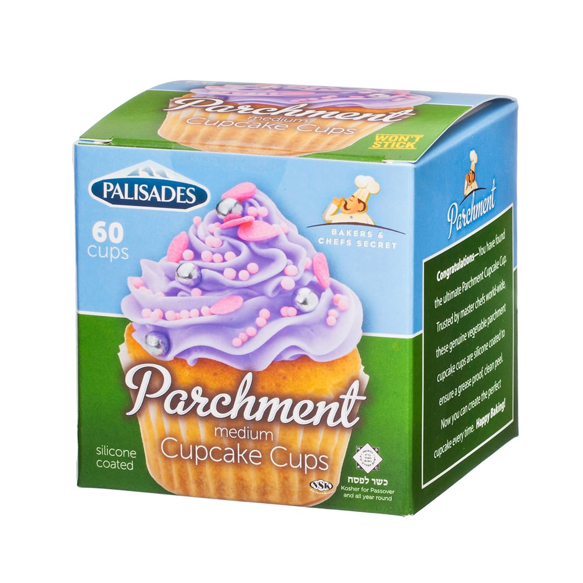 Palisades GVP Parchment Cupcake cups 4 Pack