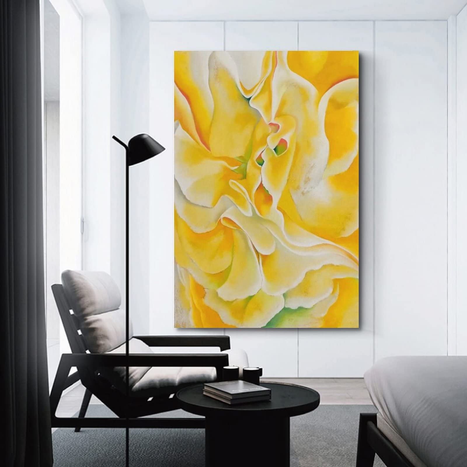 Amazon.com: Yellow Sweet Peas By Georgia O'Keeffe Painter Artwork