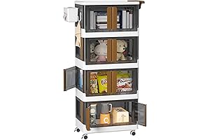 haixin home 3-Tier Rolling Utility Storage Cart