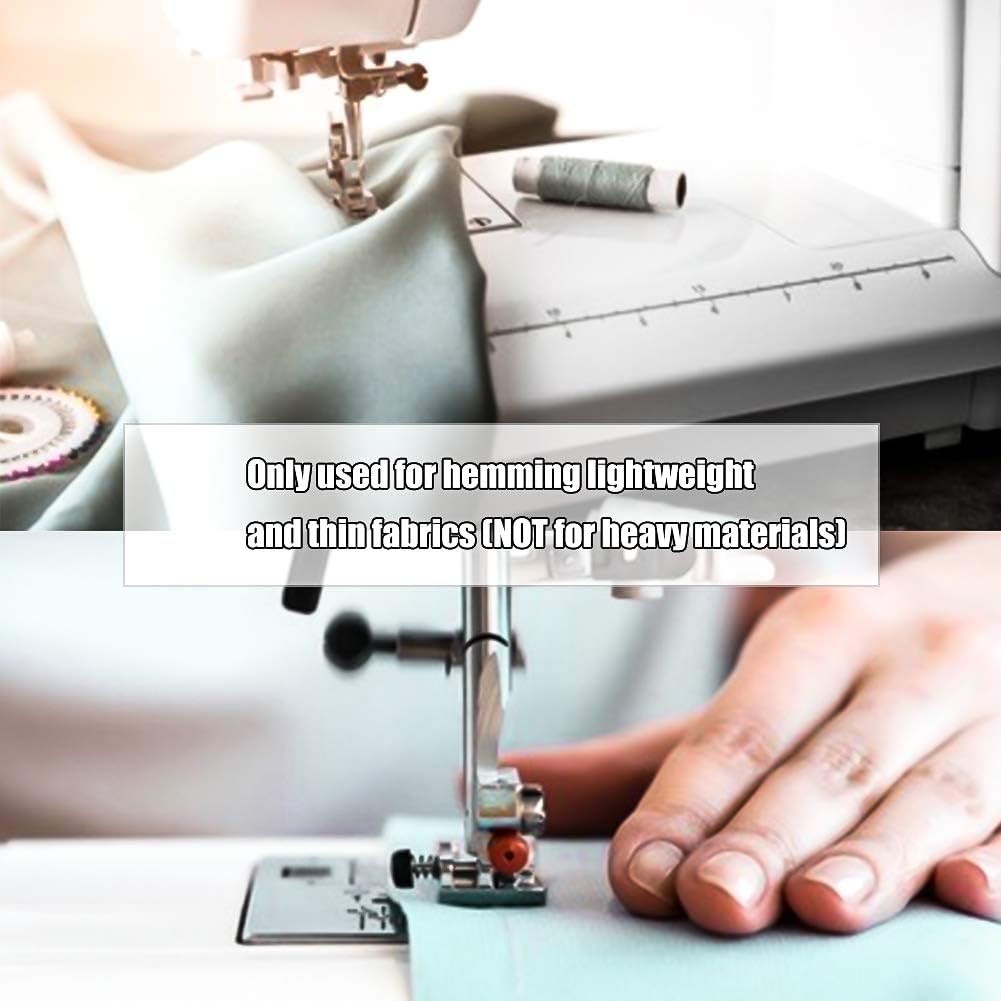 8 Pcs Sewing Machine Foot Set, 7 Pcs Sewing Machine Foot with 1 Pcs Adjustable Presser Foot, Home Sewing Foot, Sewing Machine Tools for Snapping On Many Types Home Sewing Machine
