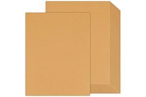 Goefun Light Brown Cardstock Paper 8.5 x 11 Inches, Perfect for Invitations and Crafts