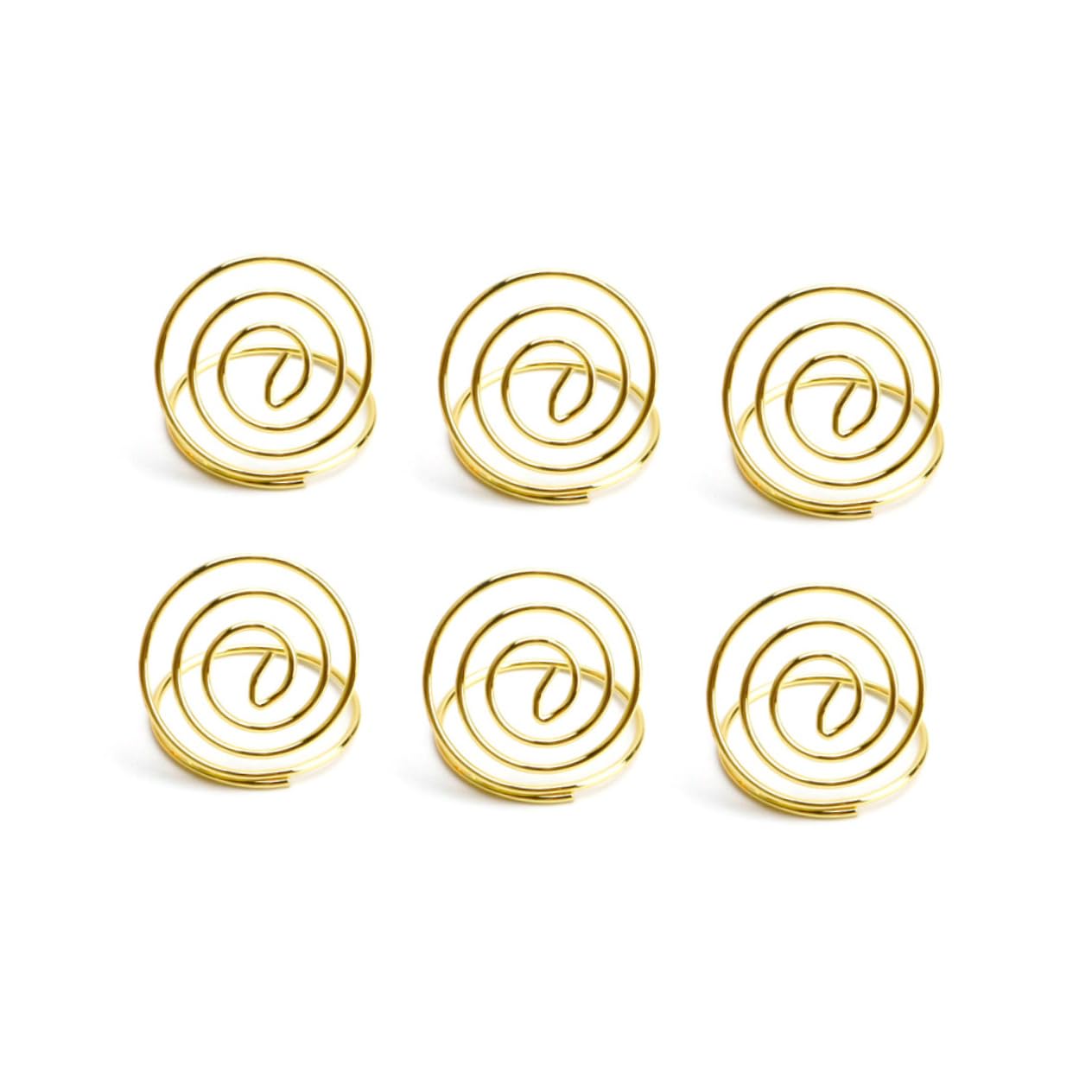 Lurrose 72 Stk herzförmige Memohalter für den Schreibtisch Desktop-Notizclips formnotizclips Platzkarten visitenkarten halterung hochzeitsdeko Fotohalter Tischnummernhalter Golden