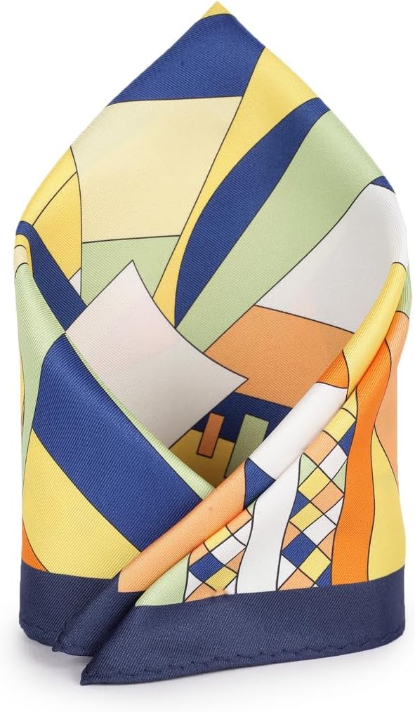 Men Multi Print Party Pocket Square