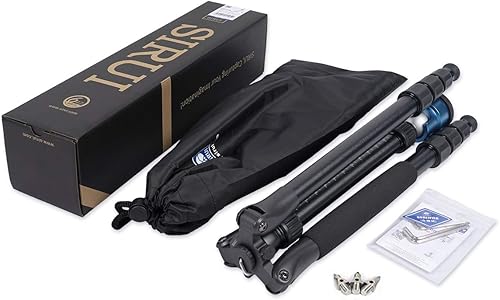 Miniatura 8 de SIRUI Trípode de cámara de video profesional con columna central de dos secciones, capacidad de carga de hasta 33 .1 libras