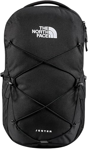 THE NORTH FACE Jester Everyday Mochila  Mochila repelente al agua, funda para laptop de 16 pulgadas, gran compartimento principal, Tnf Negro-npf,