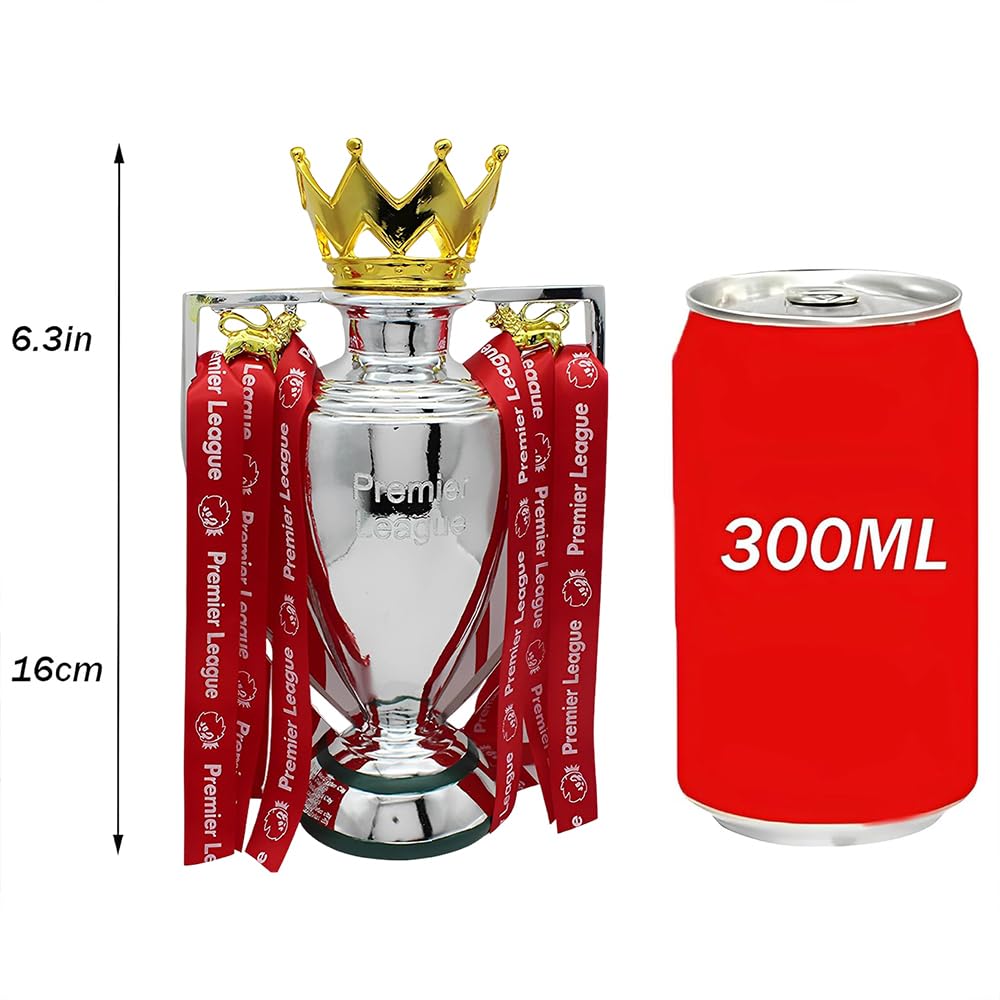 Englischen Fußball League Trophäe Premier Champions Trophäen Dekoration Für Bar Büro Zuhause Schreibtisch Geschenk Für Fans,16cm/6.3inch