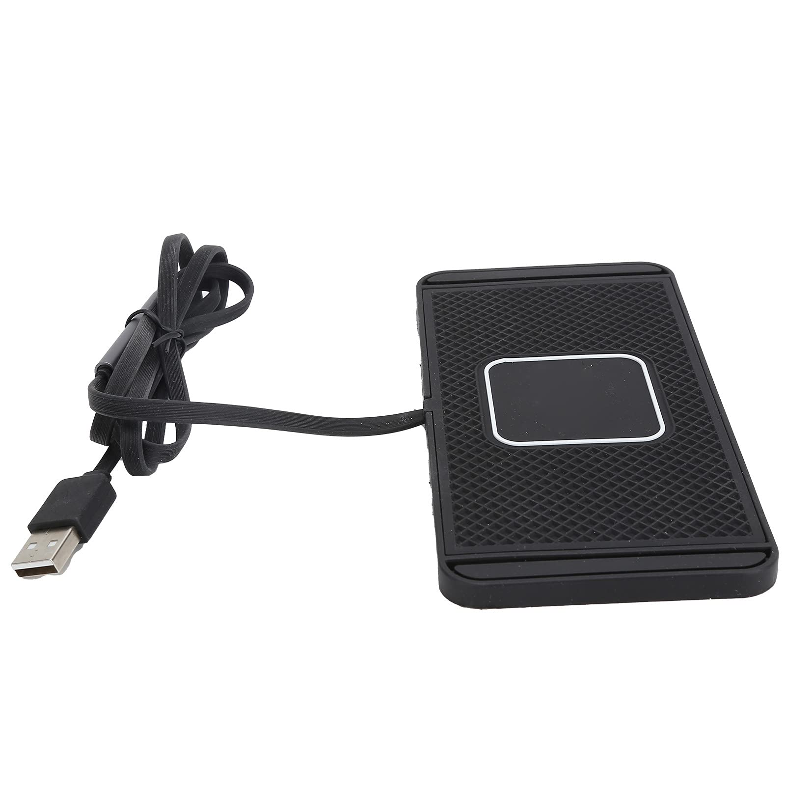Caricabatteria per Auto Wireless Veloce, Pad di Ricarica Qi per Auto da 10 W 7,5 W, Dock per Stazione di Ricarica Antiscivolo per Auto per Telefono, per per e Altri Dispositivi