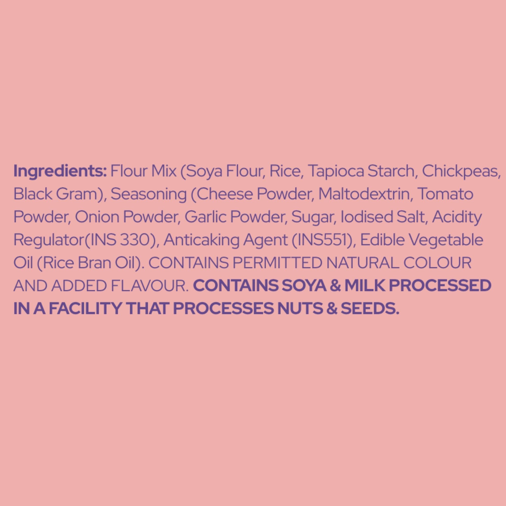 KEPPS Tangy Tomato Soya Chips | Gluten-Free, Protein-Rich Healthy Munchies | High in Fiber & Plant Protein | Never Fried, Low-Calorie, Crunchy Snack for All Ages | Guilt-Free Anytime Snack – 160g - Image 3 thumbnail